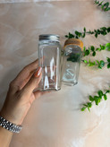 شیشه مکارتی ادویه درب استیل
